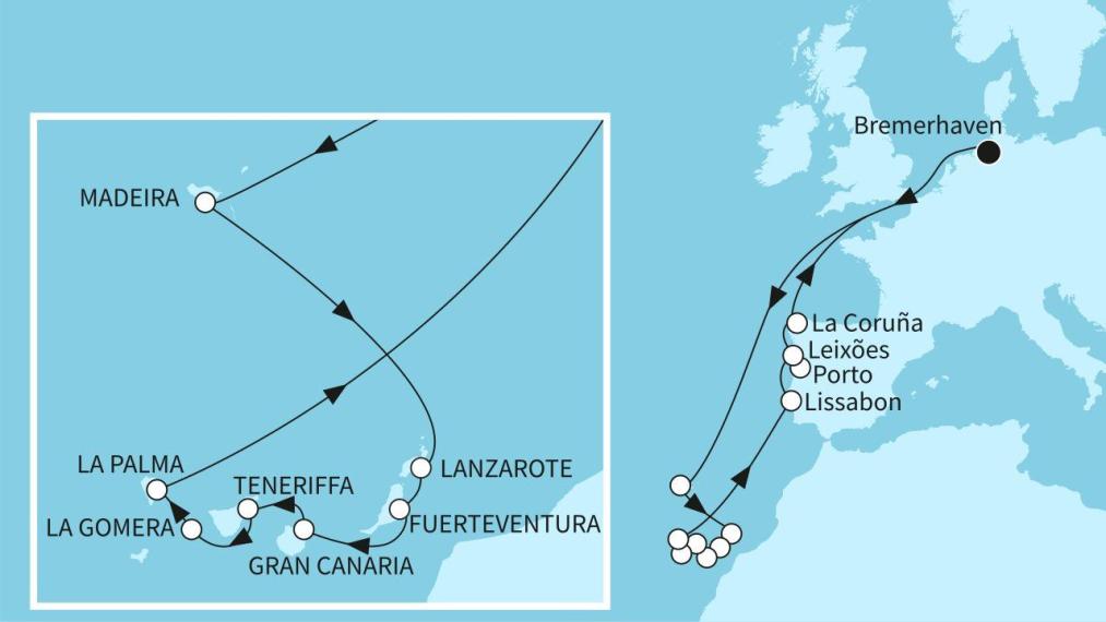 Mein Schiff 3 Festtage auf den Kanaren