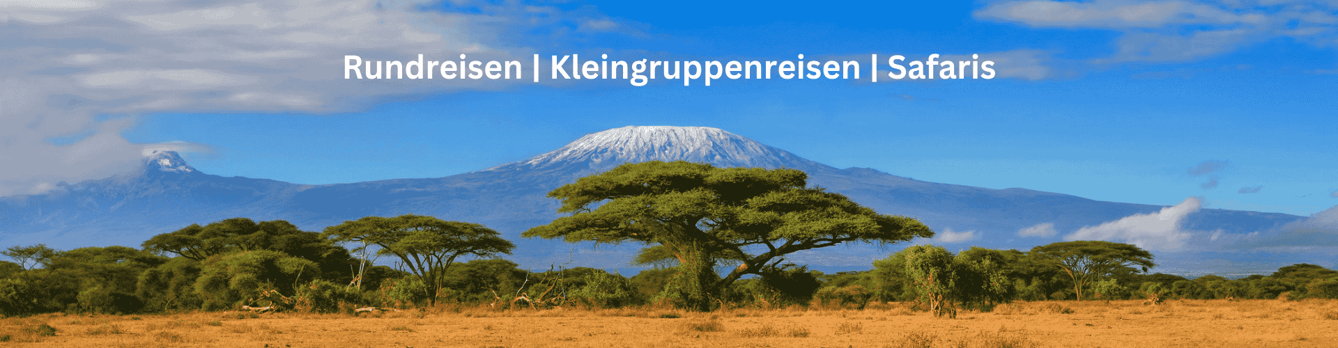 Header Rundreisen Tansania Kilimanjaro