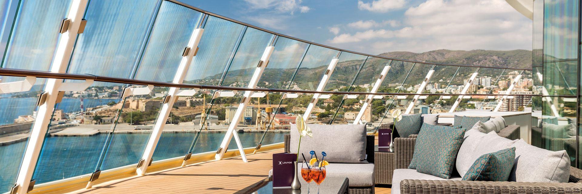 Mein Schiff 3 X-Lounge Terasse