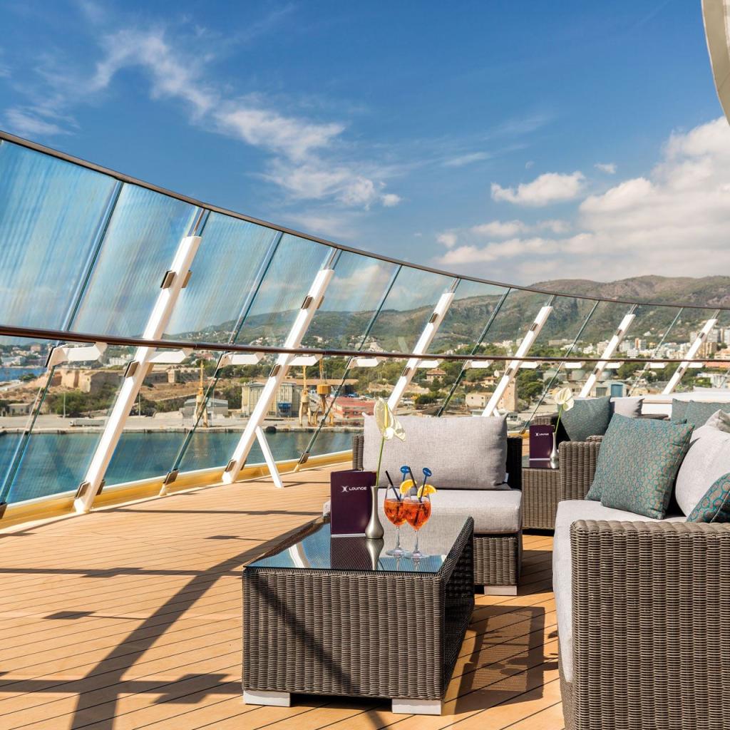 Mein Schiff 3 X-Lounge Terasse