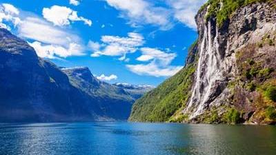 Geiranger Wasserfall